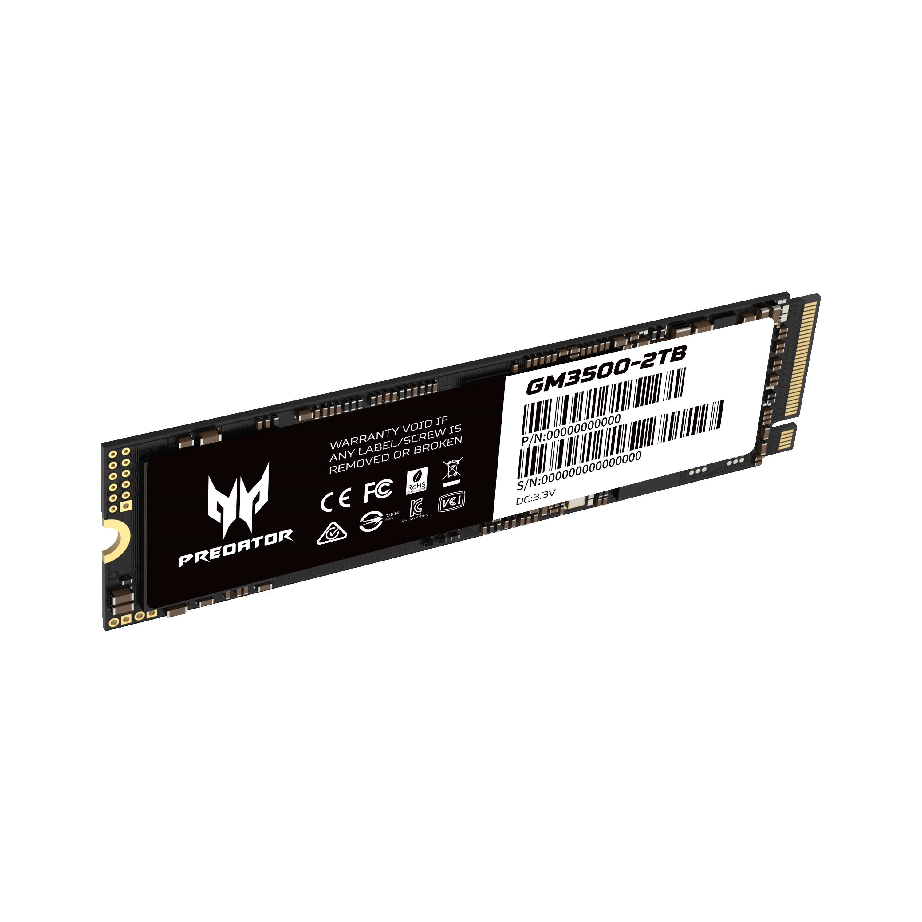 掠夺者 GM3500 PCIe 3.0 M.2 SSD
